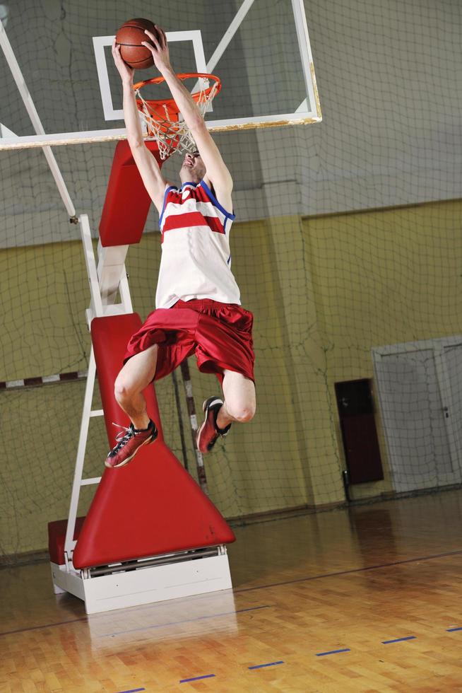 Ansicht Basketballspiel foto