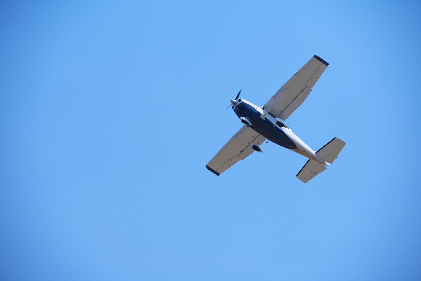 kleine Flugzeugansicht foto