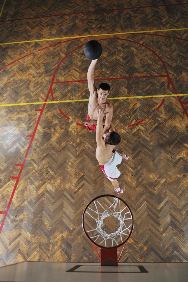 Ansicht Basketballspiel foto