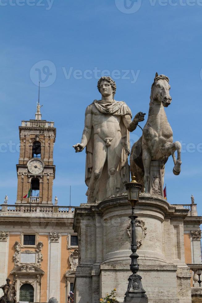 Blick auf den Campidoglio-Platz foto