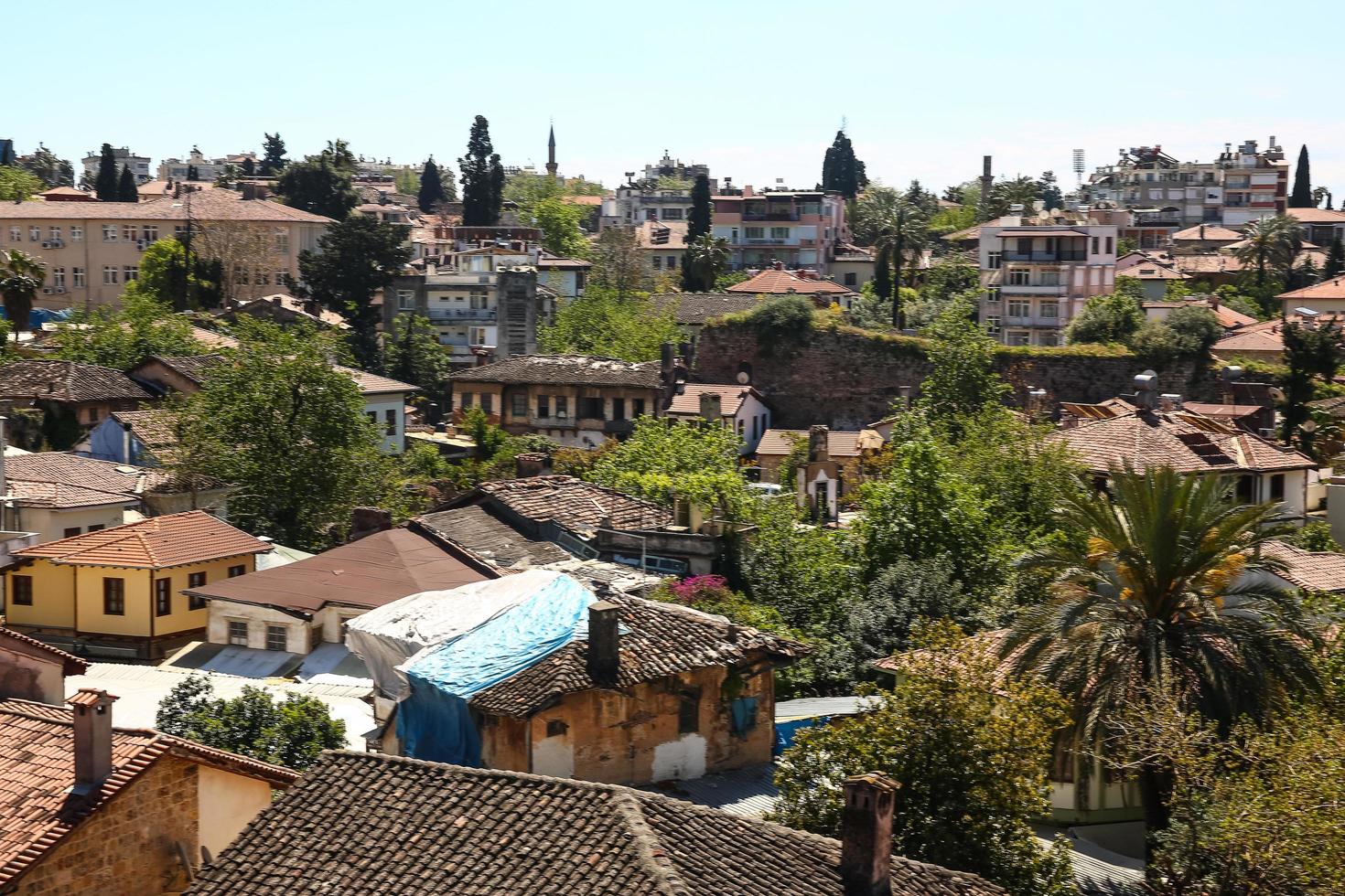 Blick auf die Innenstadt von Antalya foto