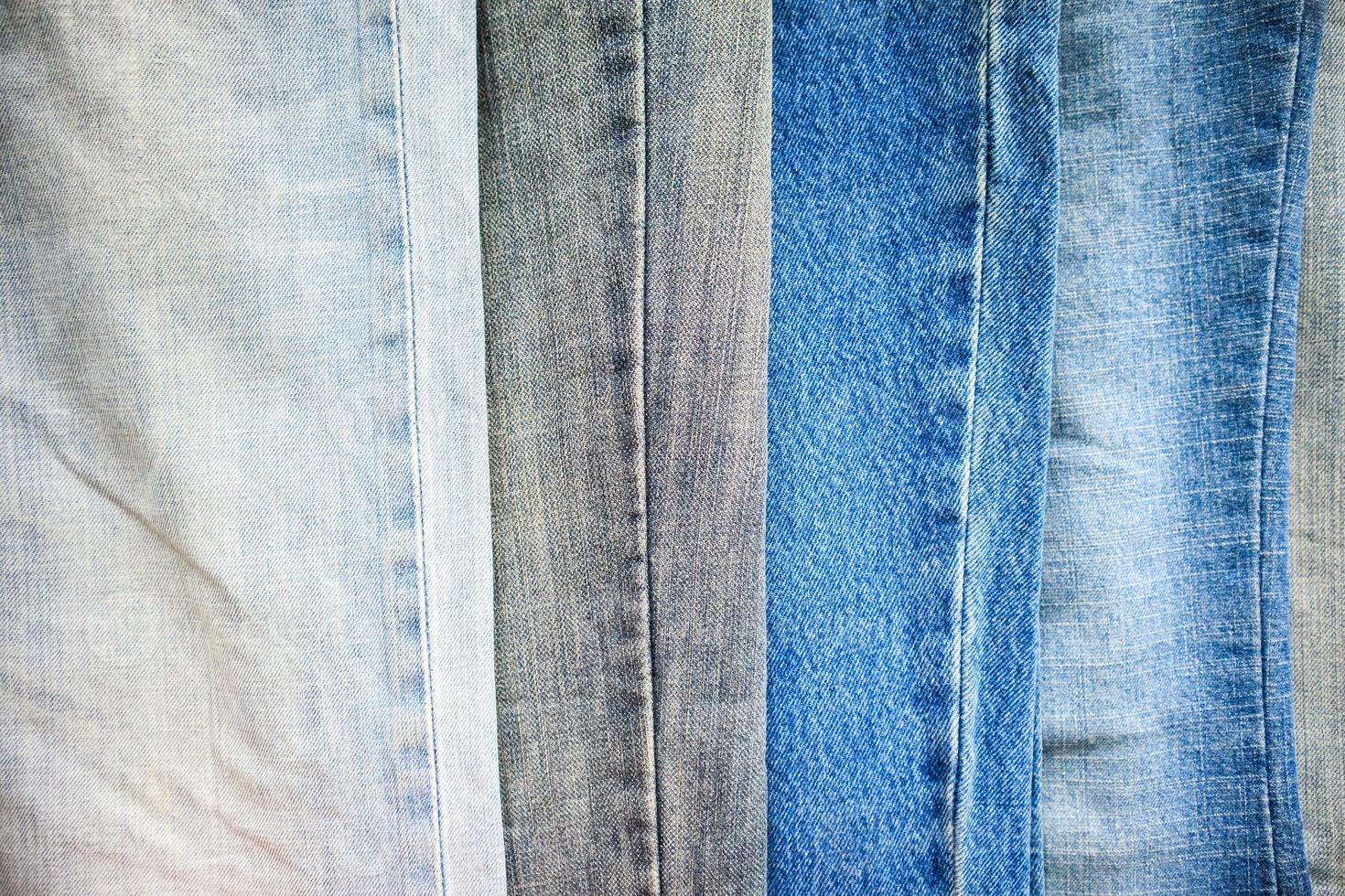 Denim Blue Jeans Textur Hintergrund foto