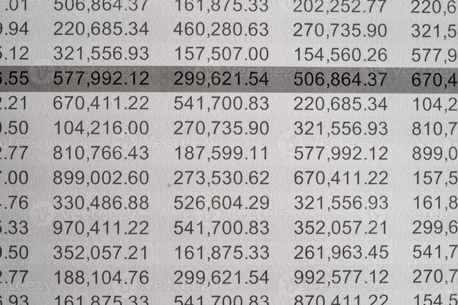 Tabellenkalkulationspapier mit Grafik. finanzen, konto, statistik, analytische forschungsdatenökonomie, börsenhandel und business company meeting-konzept foto