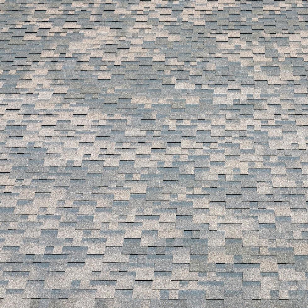 Hintergrundmosaikstruktur von Flachdachziegeln mit bituminöser Beschichtung foto