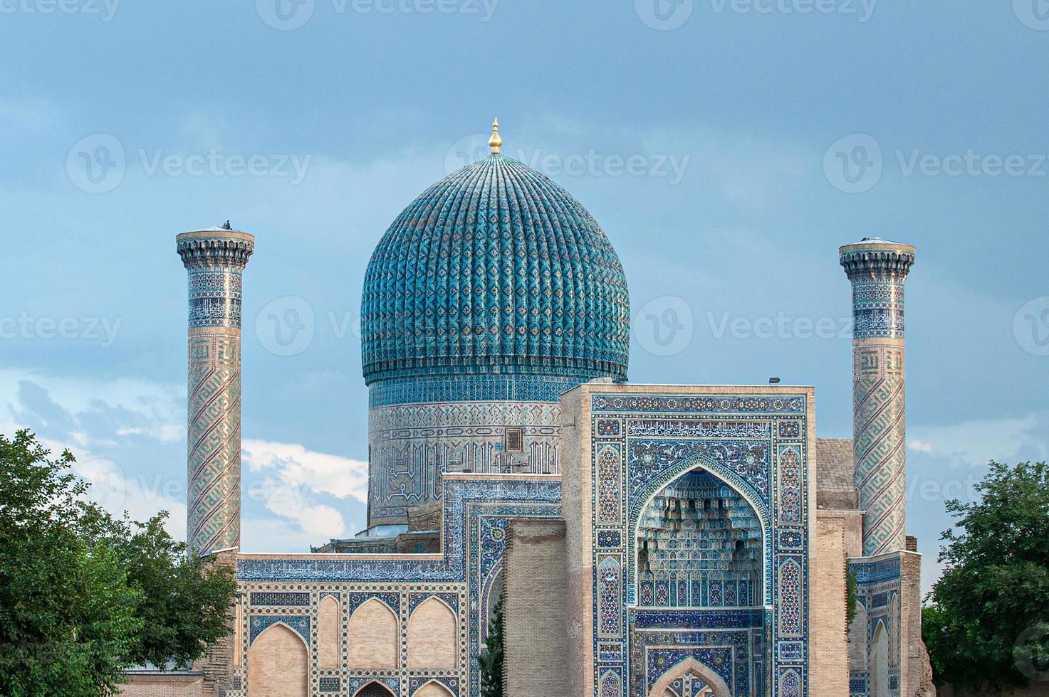 das mausoleum von amir timur in samarkand, usbekistan foto