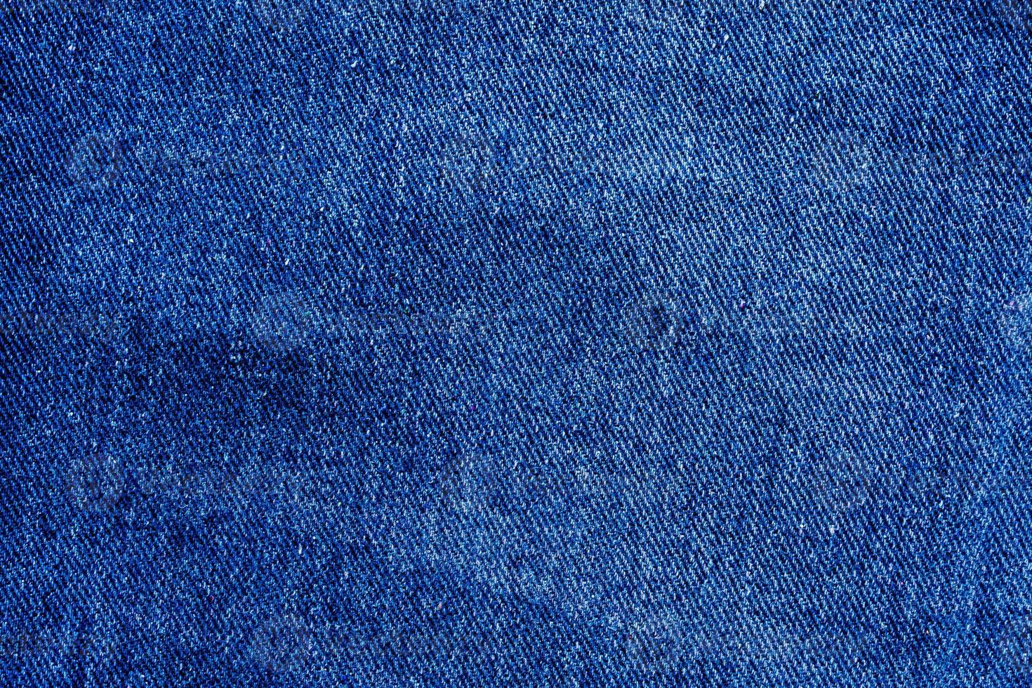 Denim Blue Jeans Textur Nahaufnahme Hintergrund Draufsicht foto