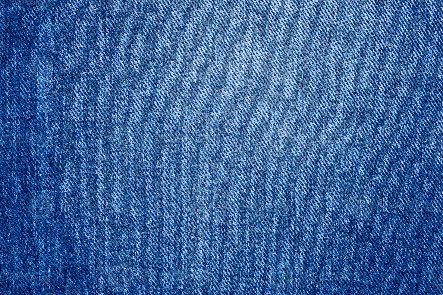 Denim Blue Jeans Textur Nahaufnahme Hintergrund Draufsicht foto