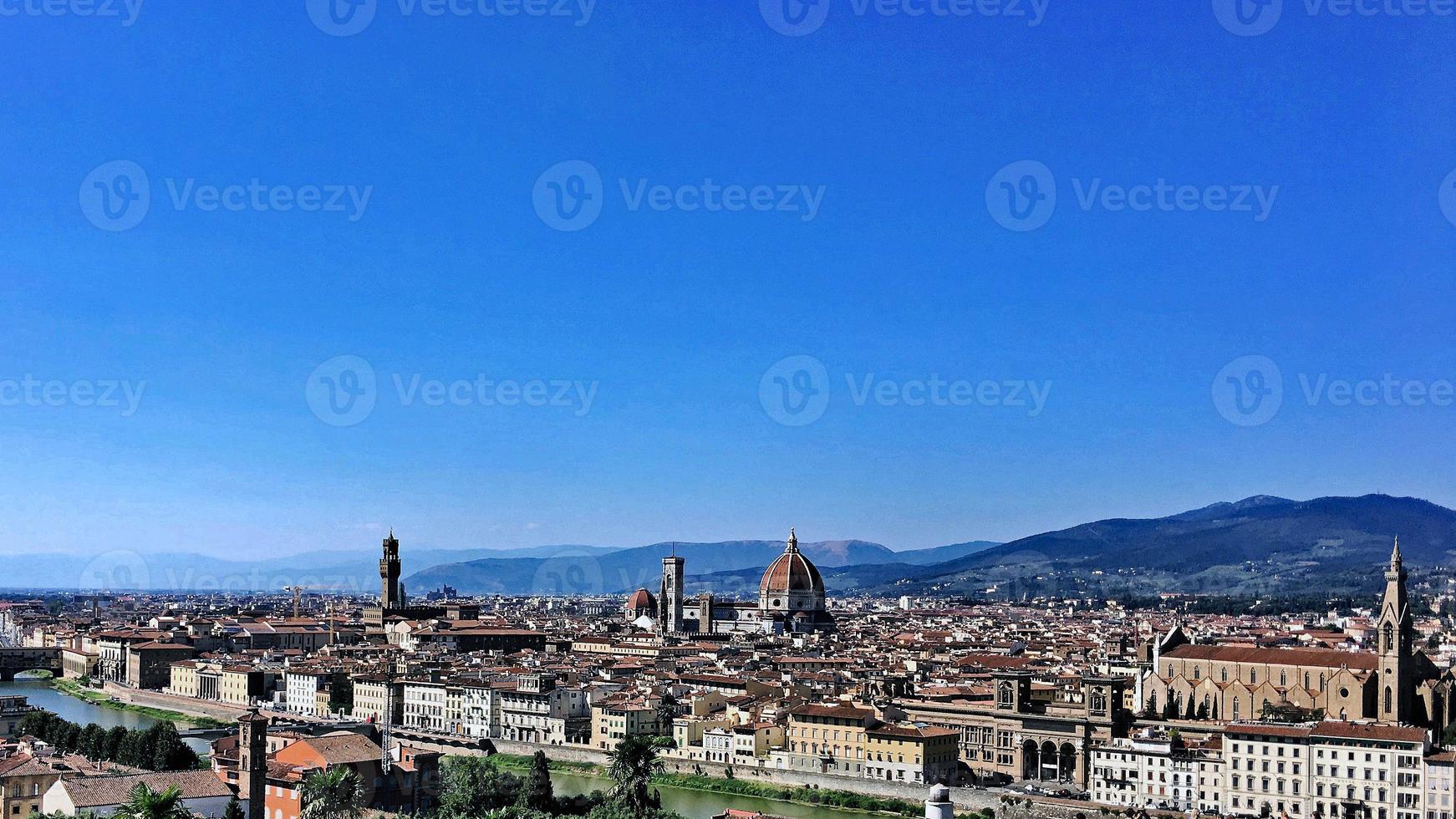 ein blick auf florenz in italien foto