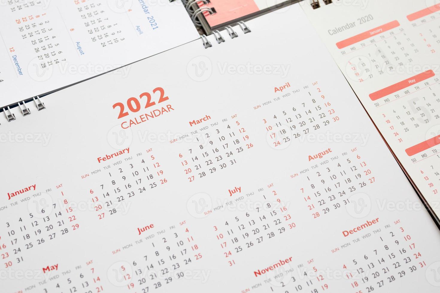 2022 Kalenderseite Hintergrund Geschäftsplanung Termin Meeting Konzept foto