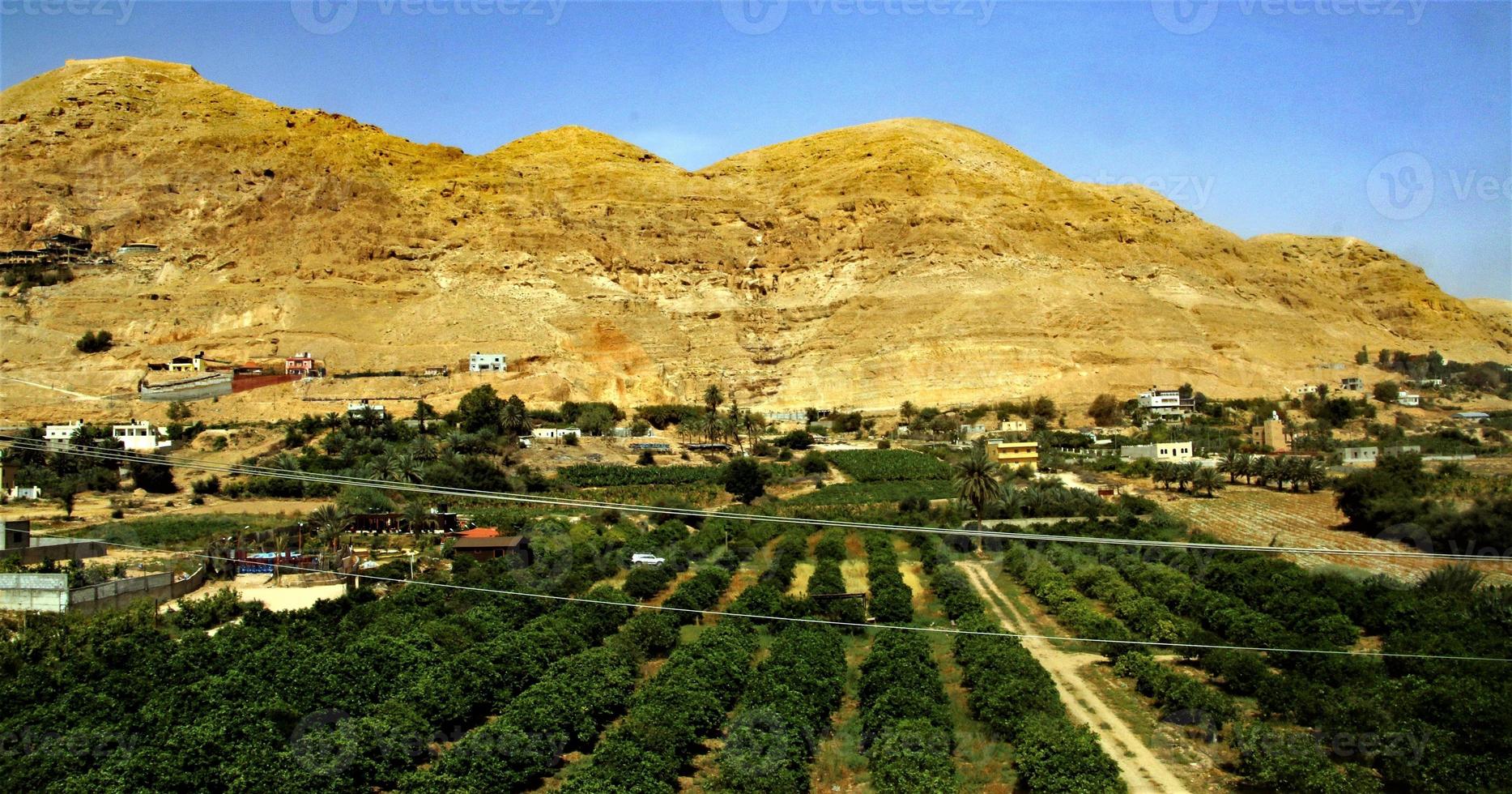 ein blick auf die altstadt von jericho in israel foto