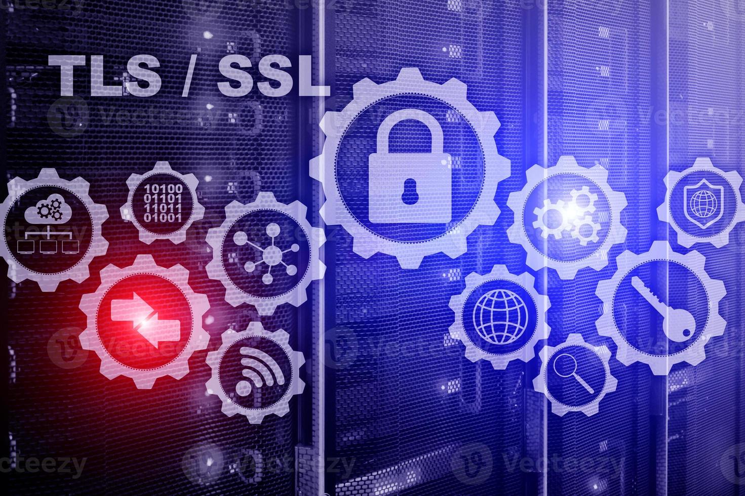 Sicherheit der Transportschicht. Secure Socket Layer. tls-ssl. kryptografische Protokolle bieten gesicherte Kommunikation. foto