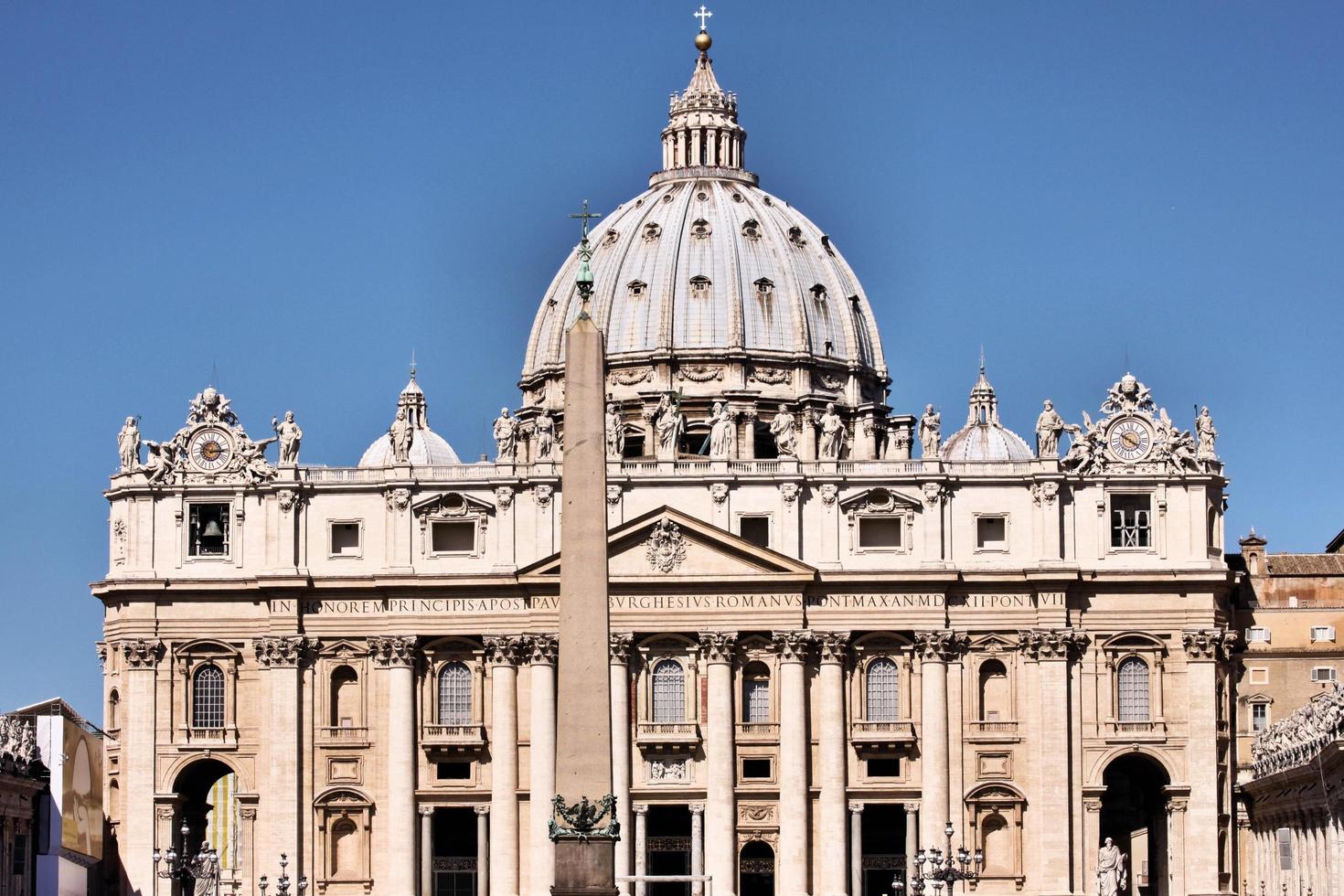 der vatikan in rom in italien. ein blick auf den vatikan in rom foto