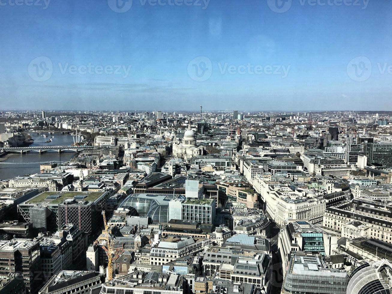 eine luftaufnahme von london foto