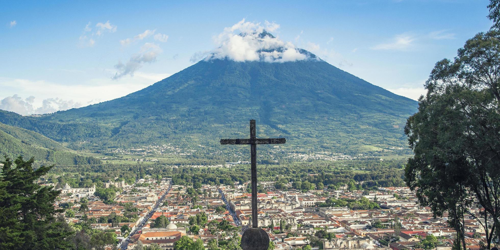 Luftaufnahme eines Guatemala foto