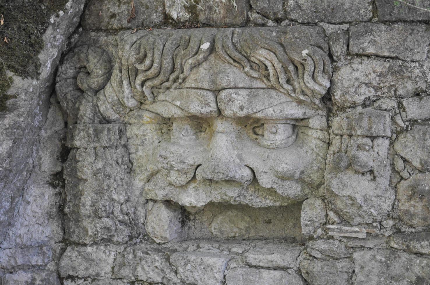 Heiliger Hain in Bomarzo foto