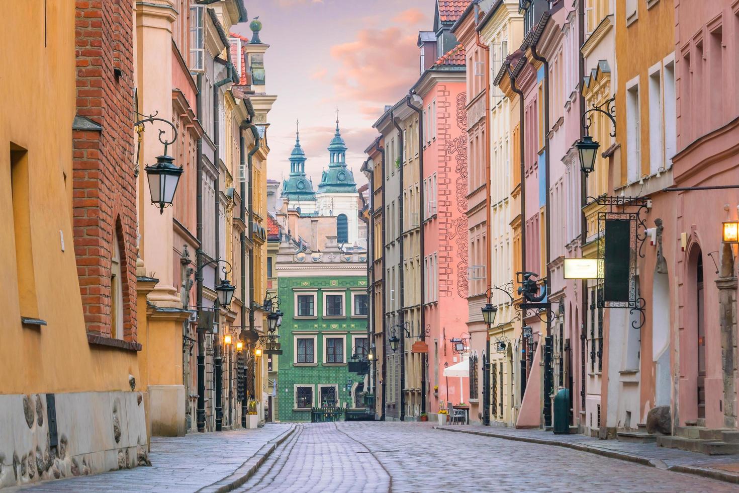 Altstadt in Warschau Polen foto