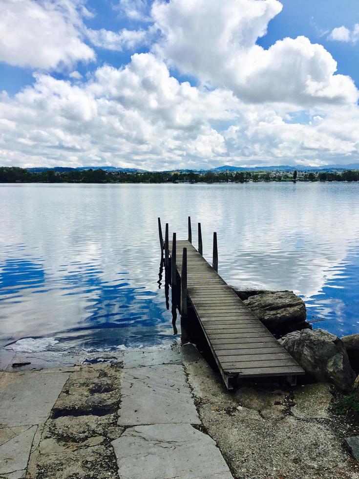 greifensee in der schweiz foto