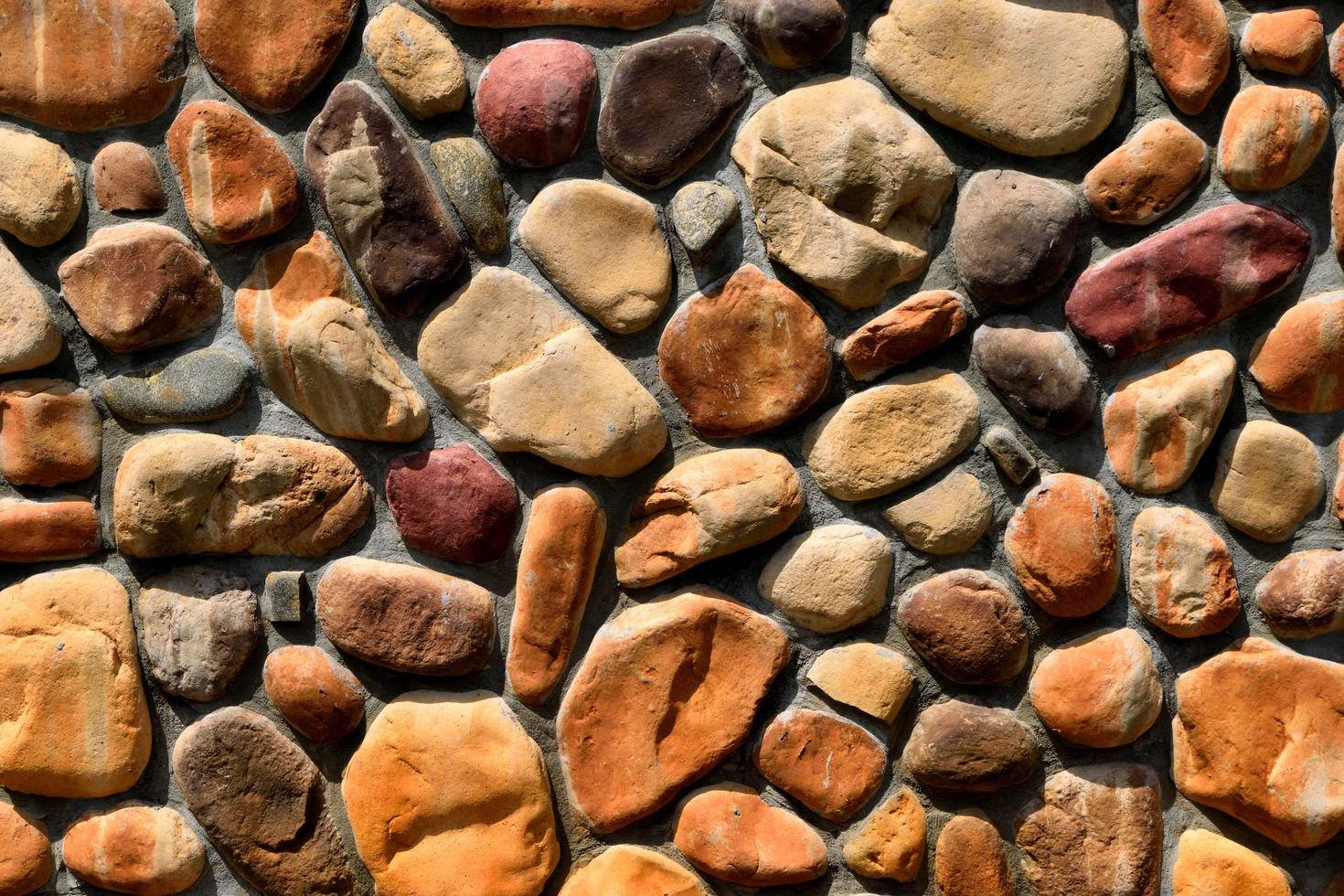 braune Steinmauer foto