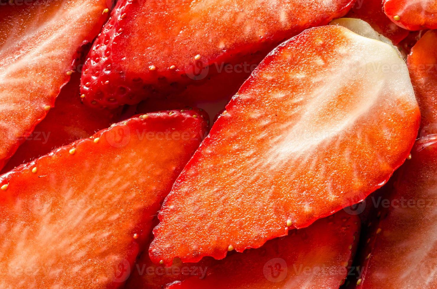 Erdbeeren lokalisiert auf weißem Hintergrund foto