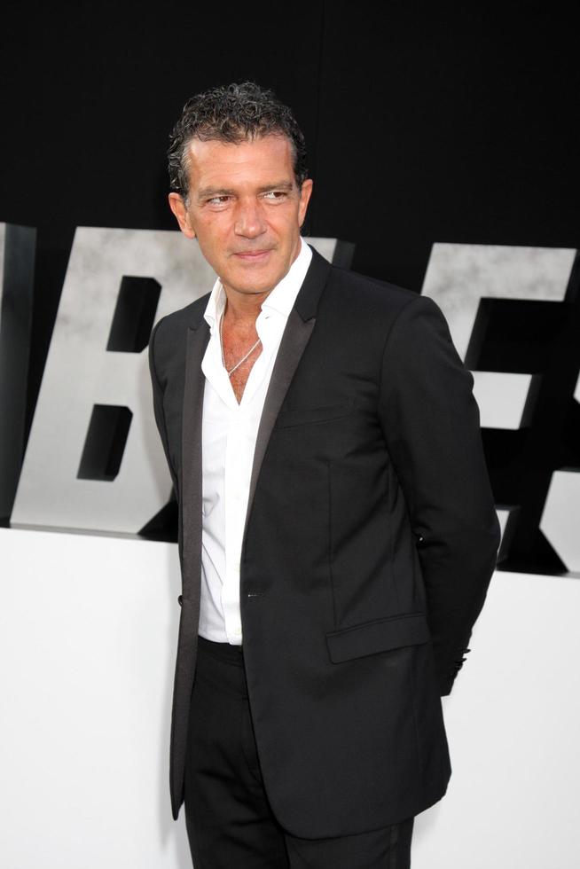 Los Angeles - 11. August - Antonio Banderas bei der Expendables 3-Premiere im TCL Chinese Theatre am 11. August 2014 in Los Angeles, ca foto