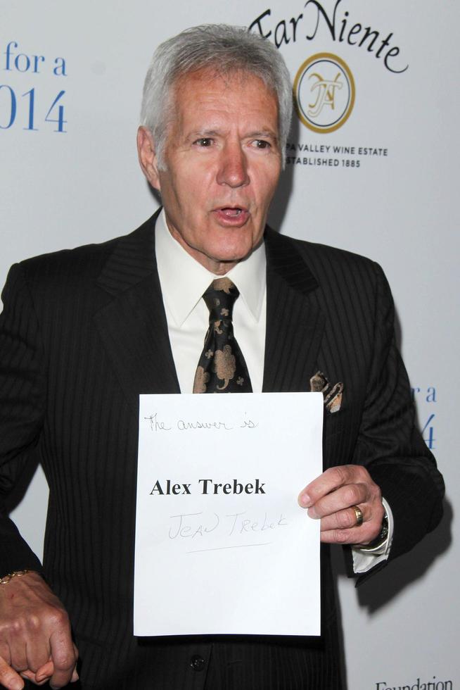 los angeles - 25. april - alex trebek beim 19. jährlichen geschmack für eine kur in beverly wilshire am 25. april 2014 in beverly hills, ca foto