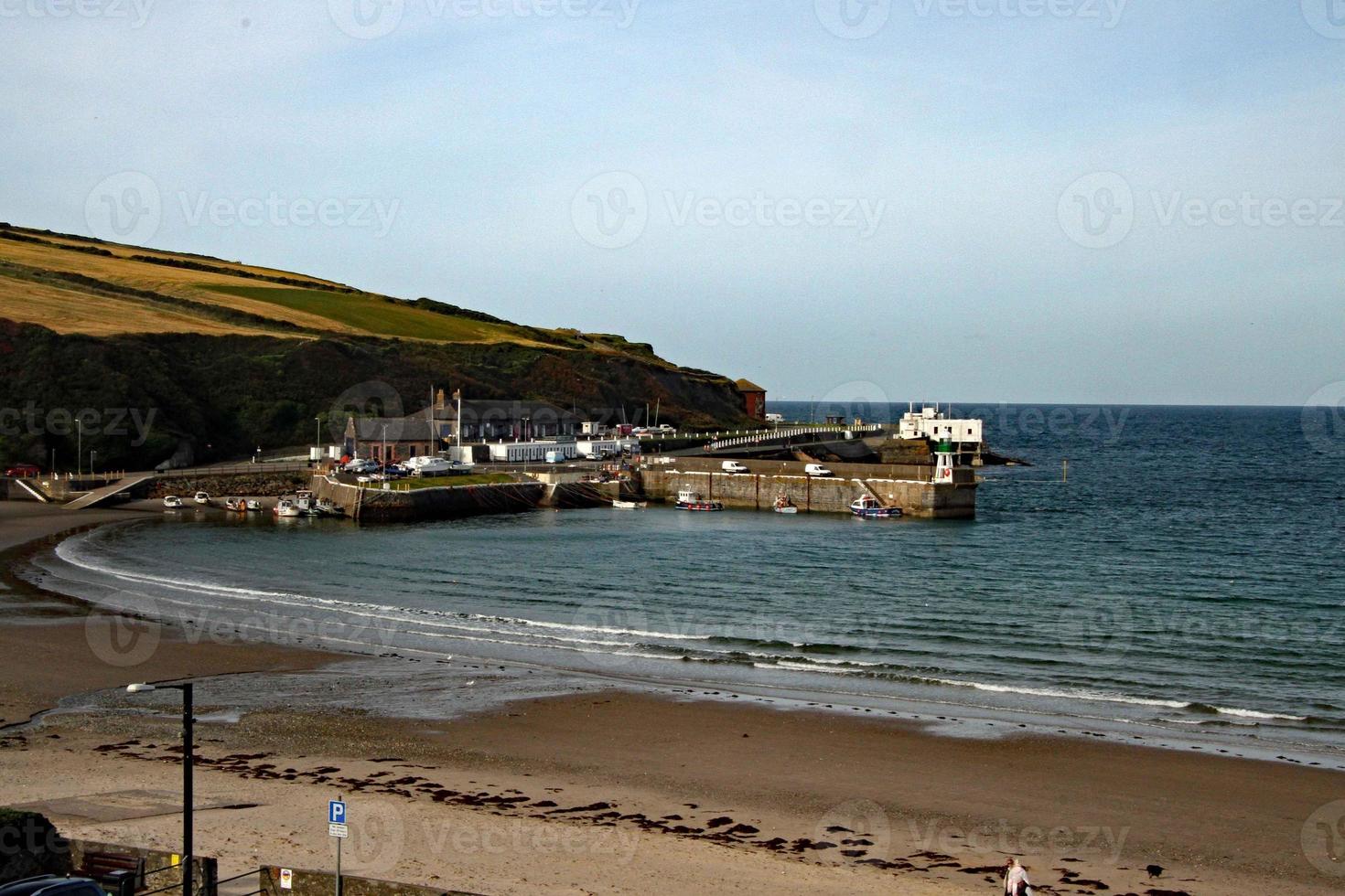 ein blick auf die isle of man im sommer foto