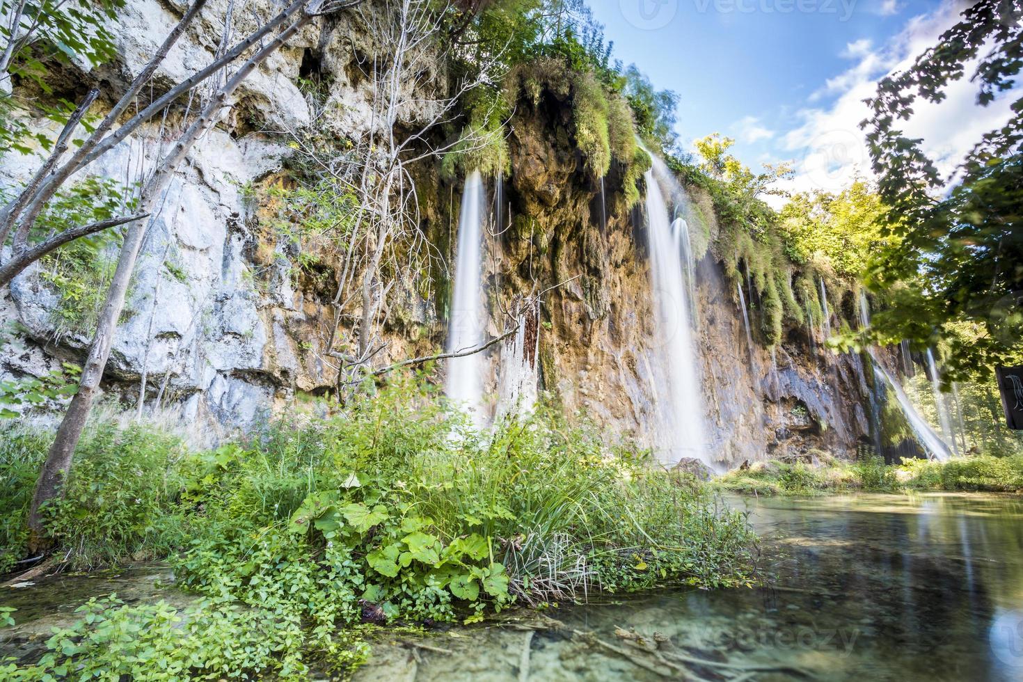 Wasserfälle im Nationalpark Plitvice Lakes foto