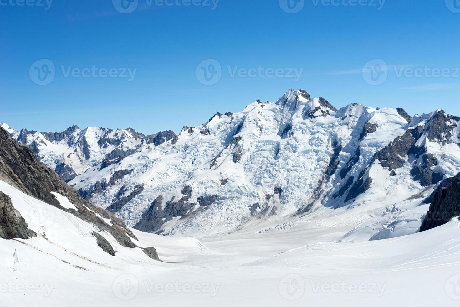 verschneite Berge foto