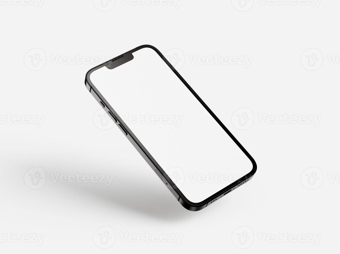 Linke Ansicht iPhone 13 Mockups Design foto