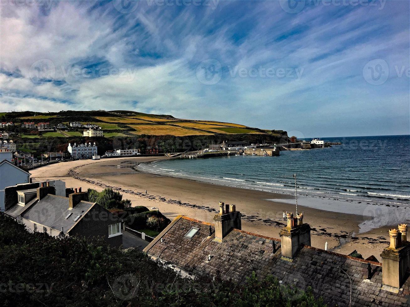 ein blick auf die isle of man im sommer foto