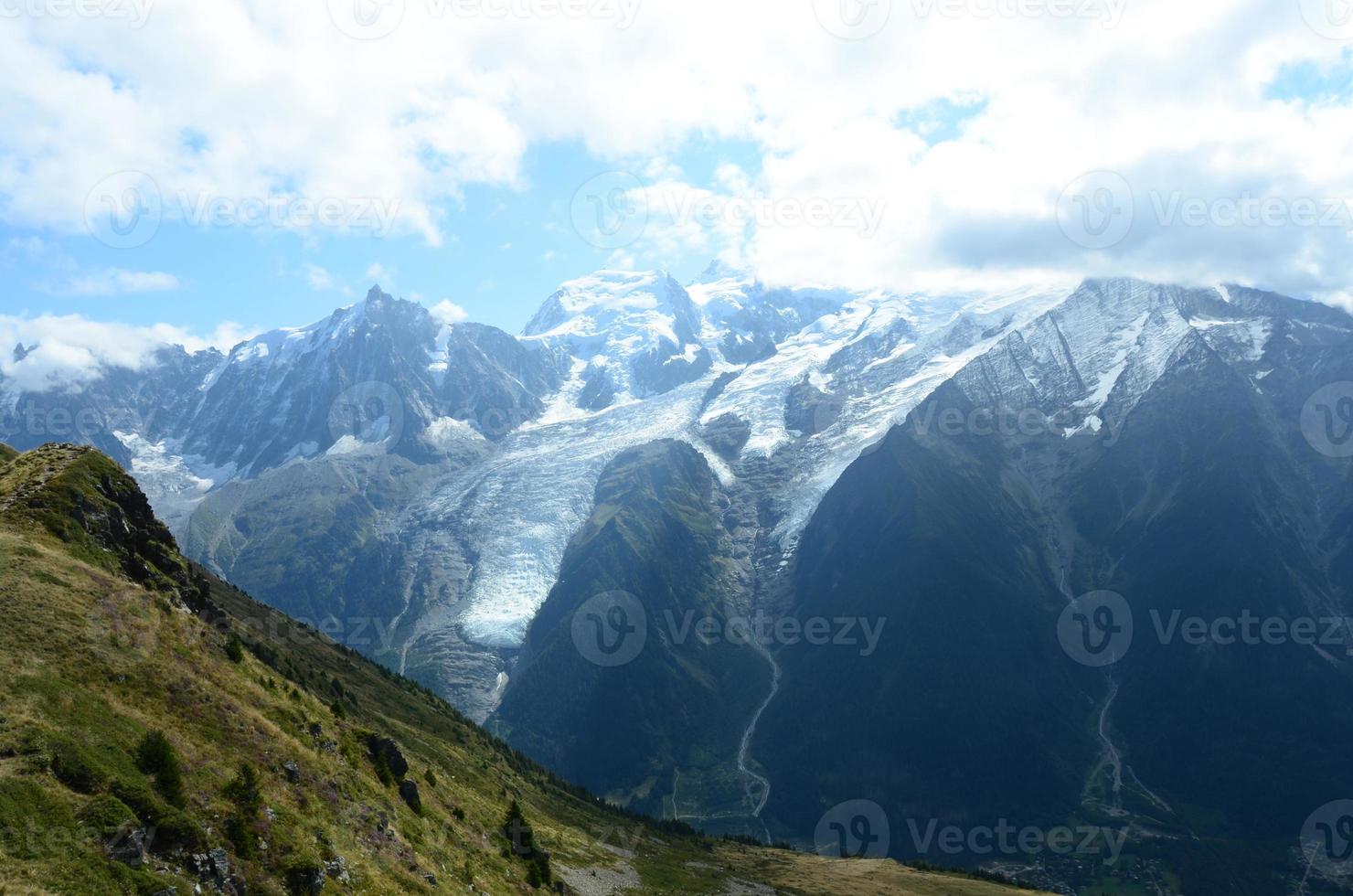 Mont Blanc Ansicht foto