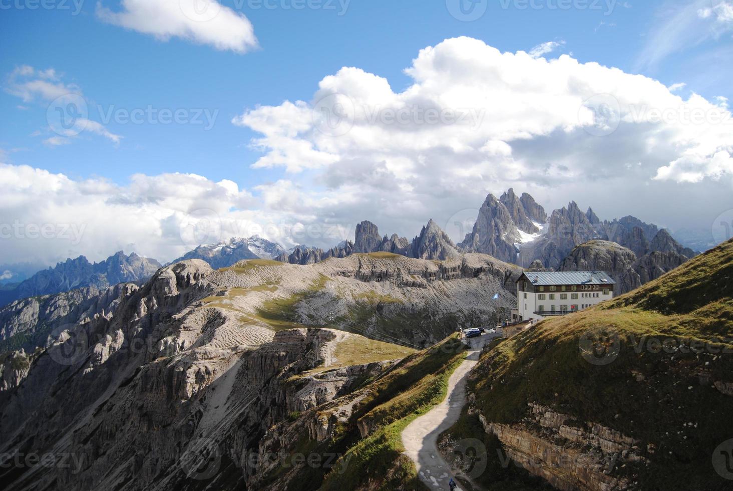 Tre Cime Valley Alpen Italien Europa foto