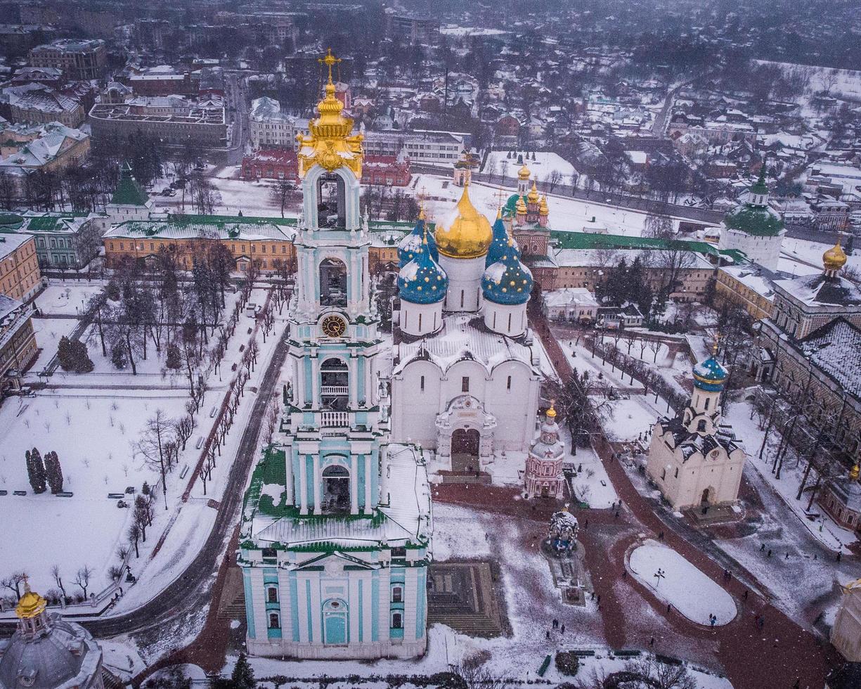Kathedrale im Winter foto