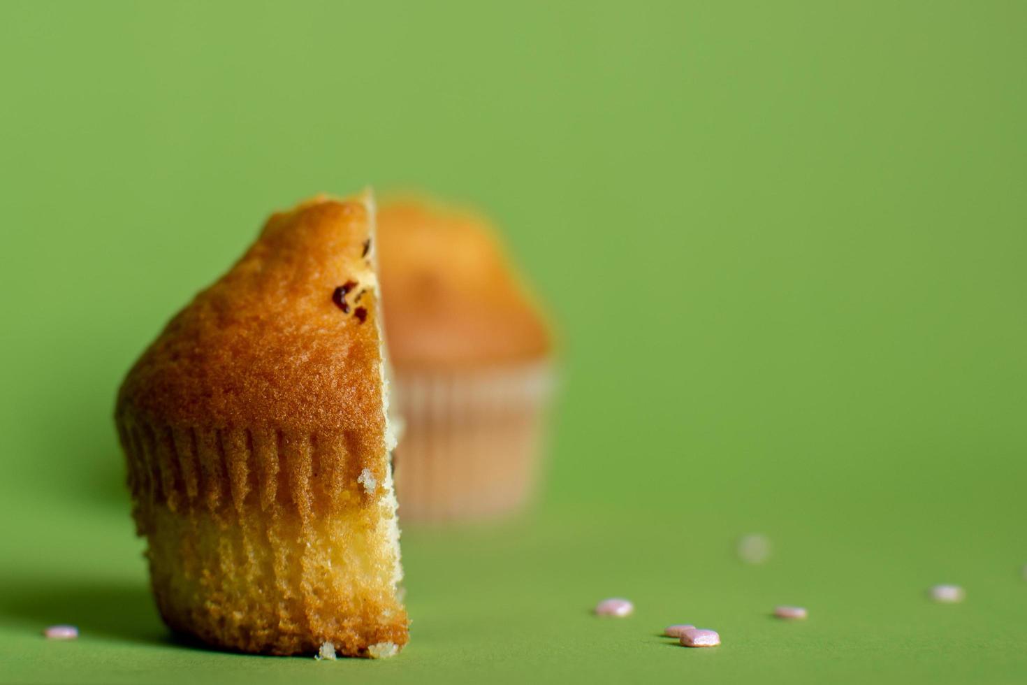 ein halber Muffin foto