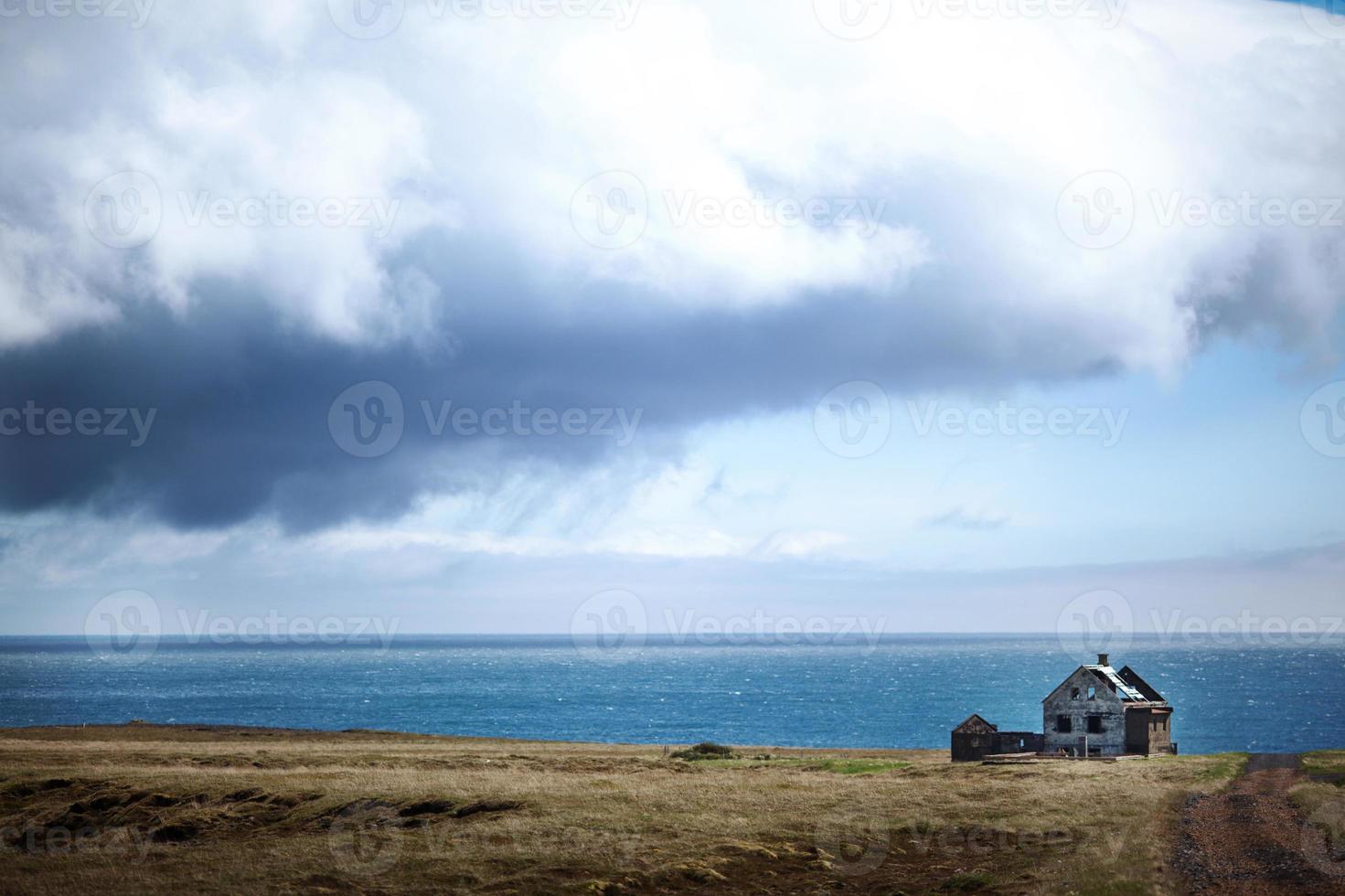 verlassenes Haus - die Halbinsel Snaefellsnes, Westisland foto