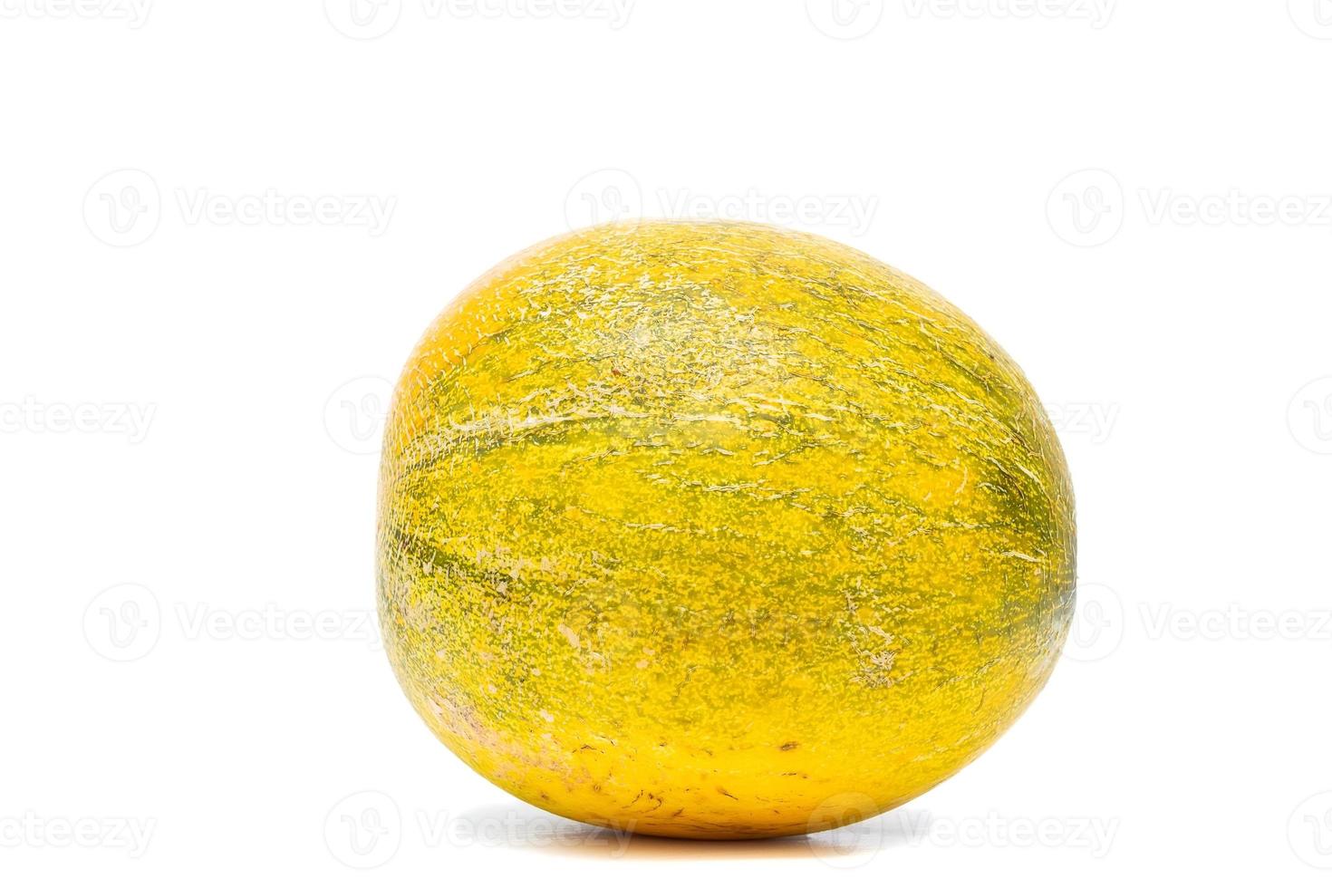 Reife Melone isoliert auf weißem Hintergrund foto
