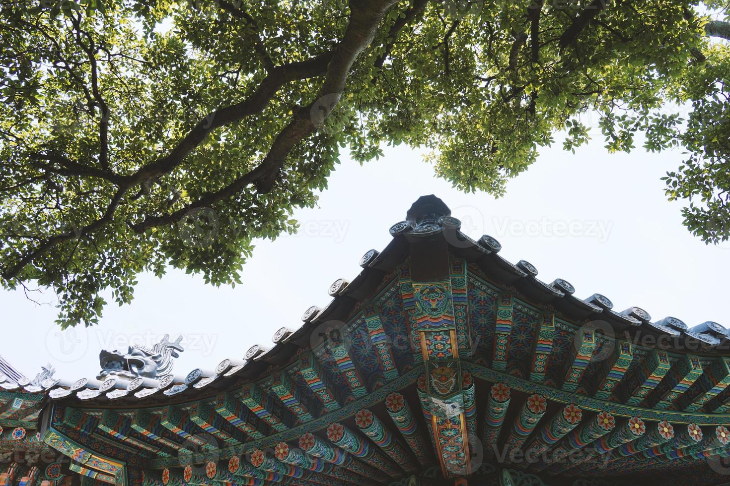 yeosu, südjeolla provinz, südkorea eine tempellandschaft foto