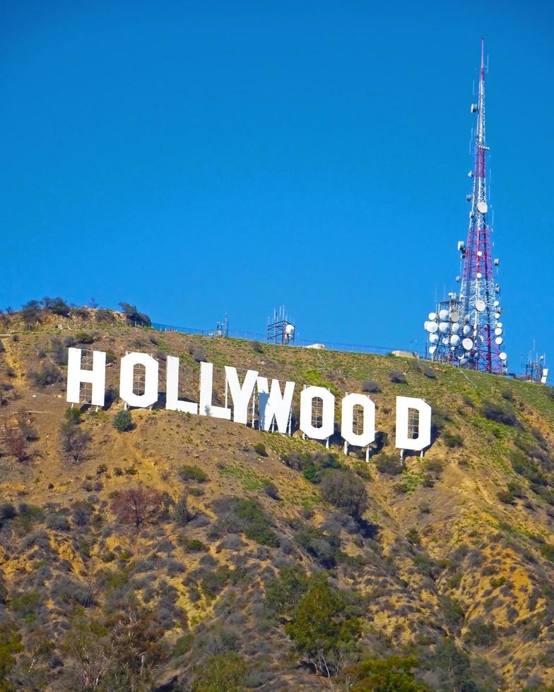los angeles, ca, 2022 - hollywood sign view foto