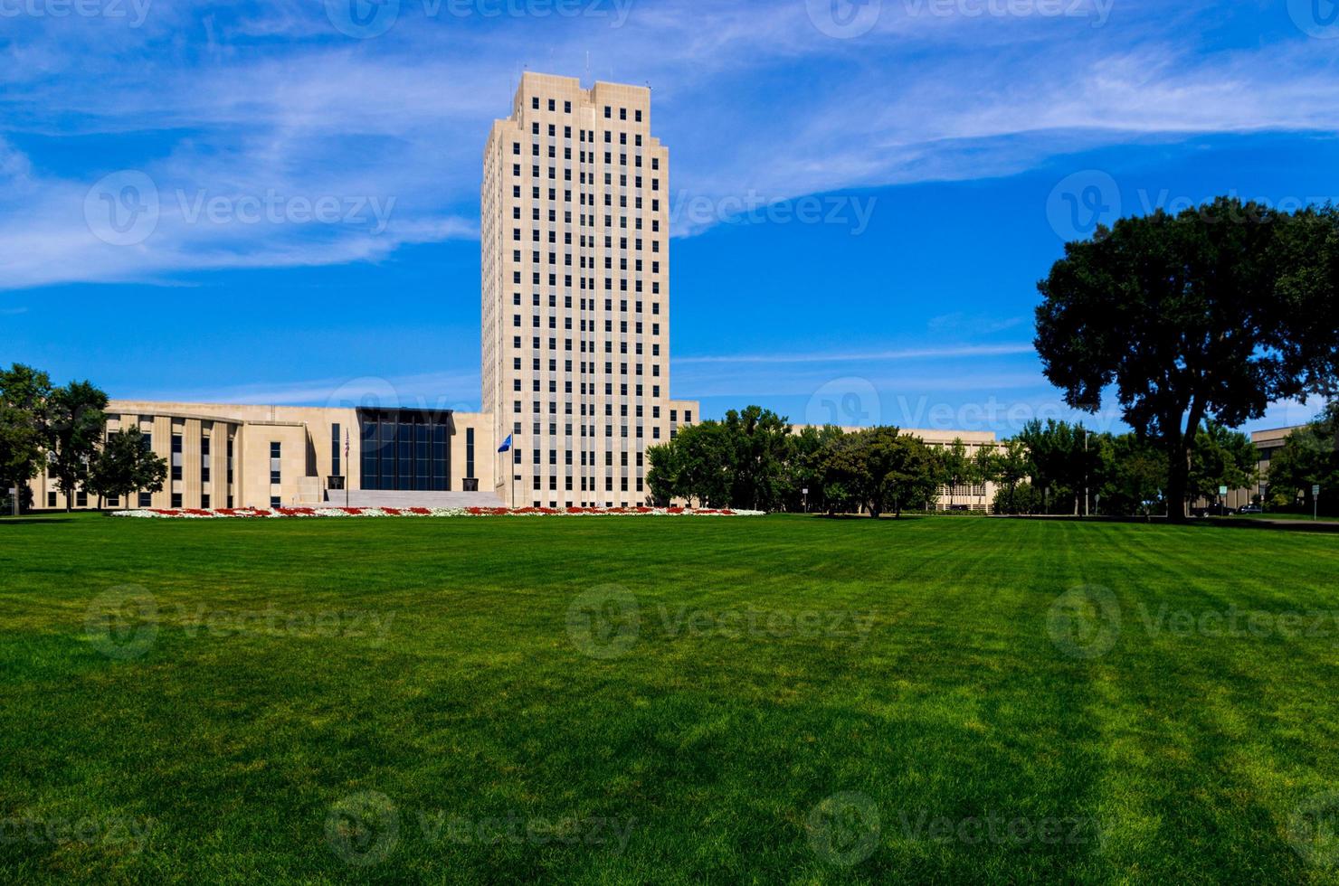 Landeshauptstadt von North Dakota in Bismarck foto