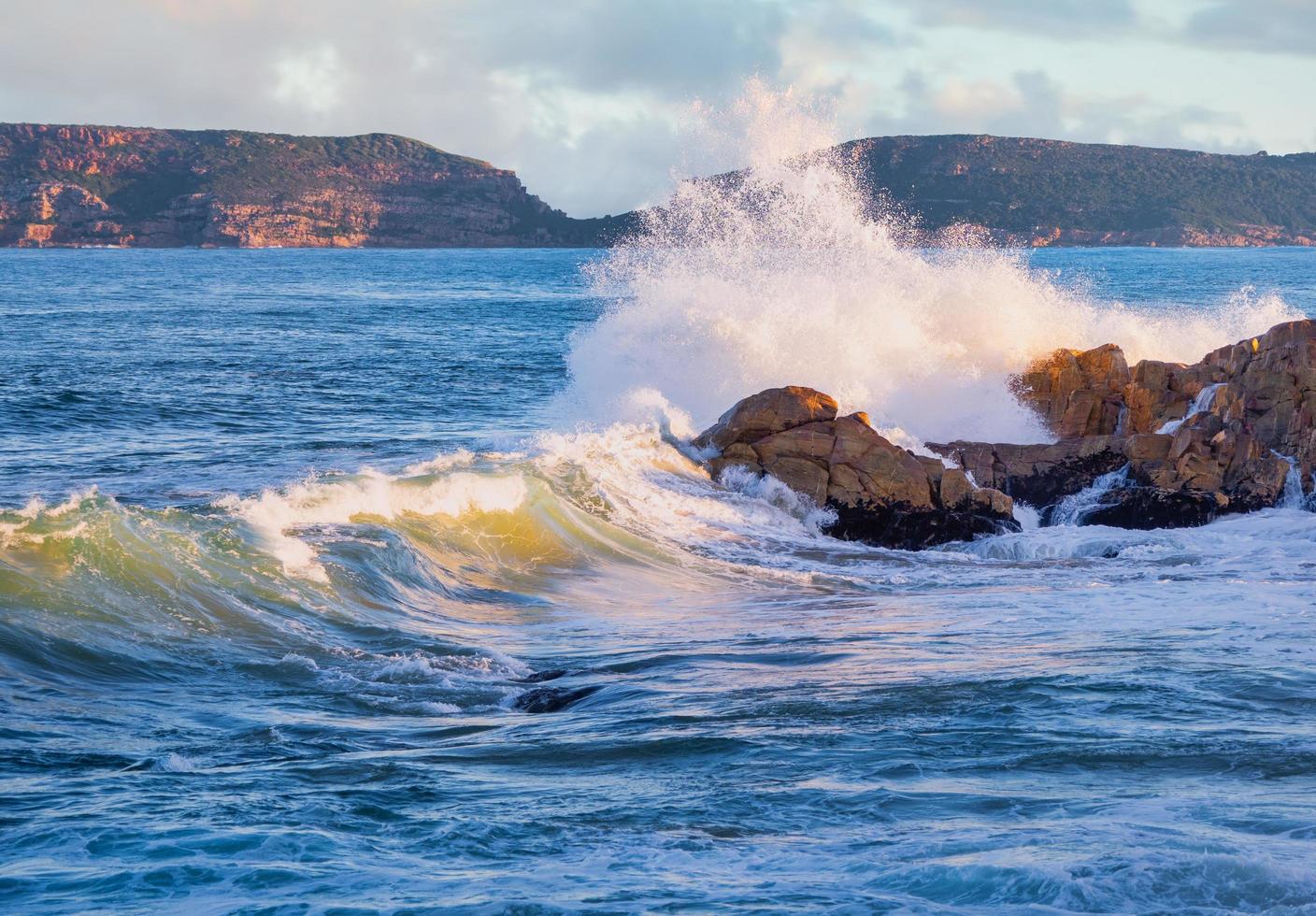 Küstenblick auf das Naturschutzgebiet Robberg foto