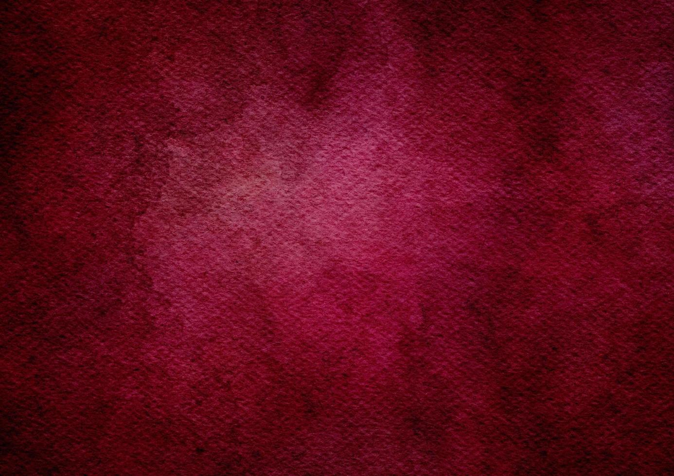 rote Papiermalerei mit Aquarellpinsel, Grunge Splash Aquarell Textur Hintergrund foto