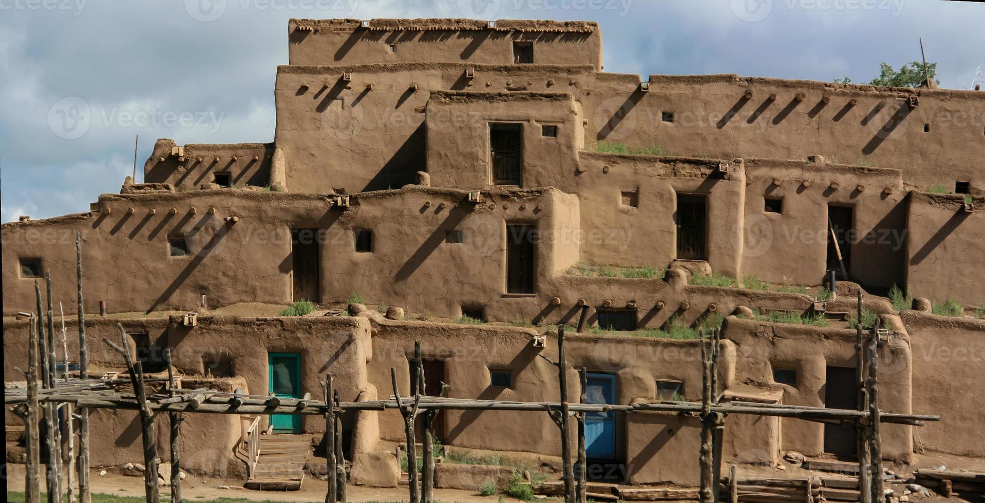 Taos Pueblo in New Mexiko, USA foto