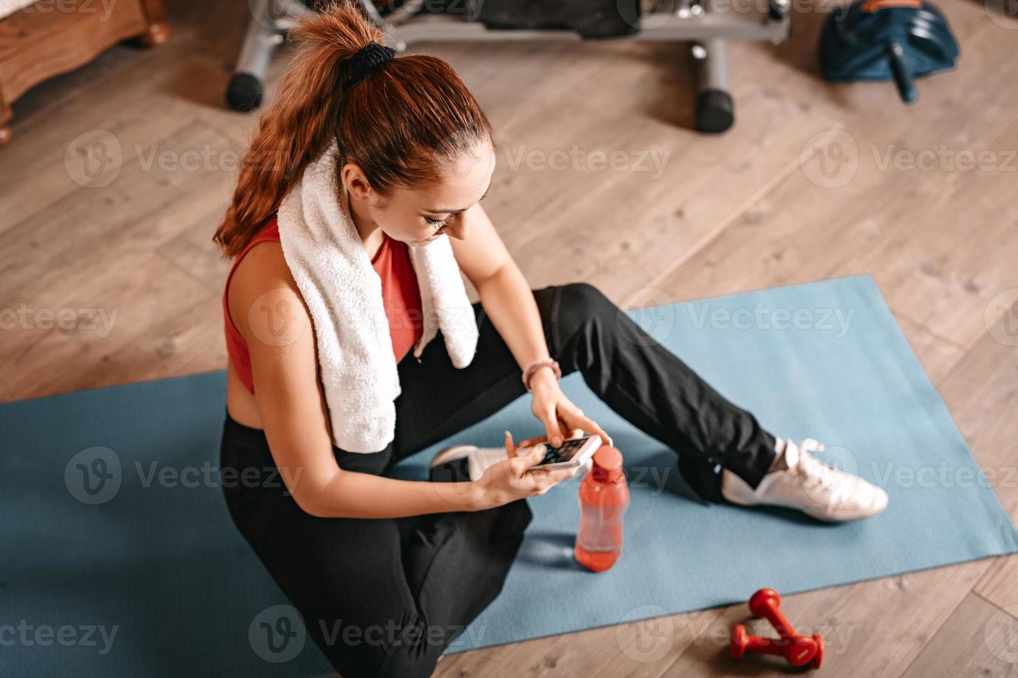 Trainingspause einlegen foto