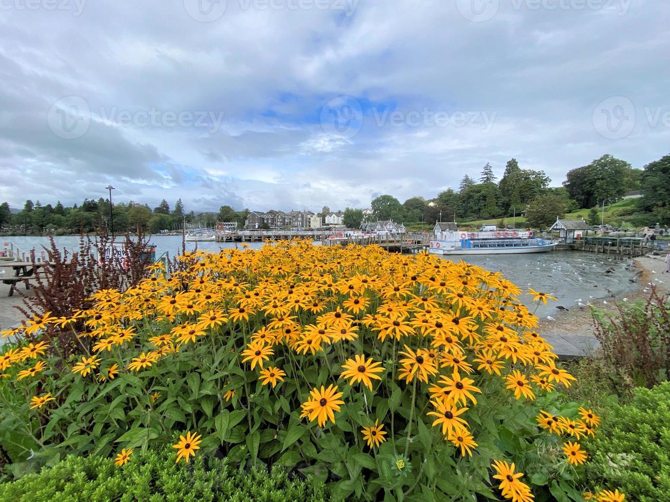 ein Blick auf den Lake District in der Nähe von Lake Windermere foto