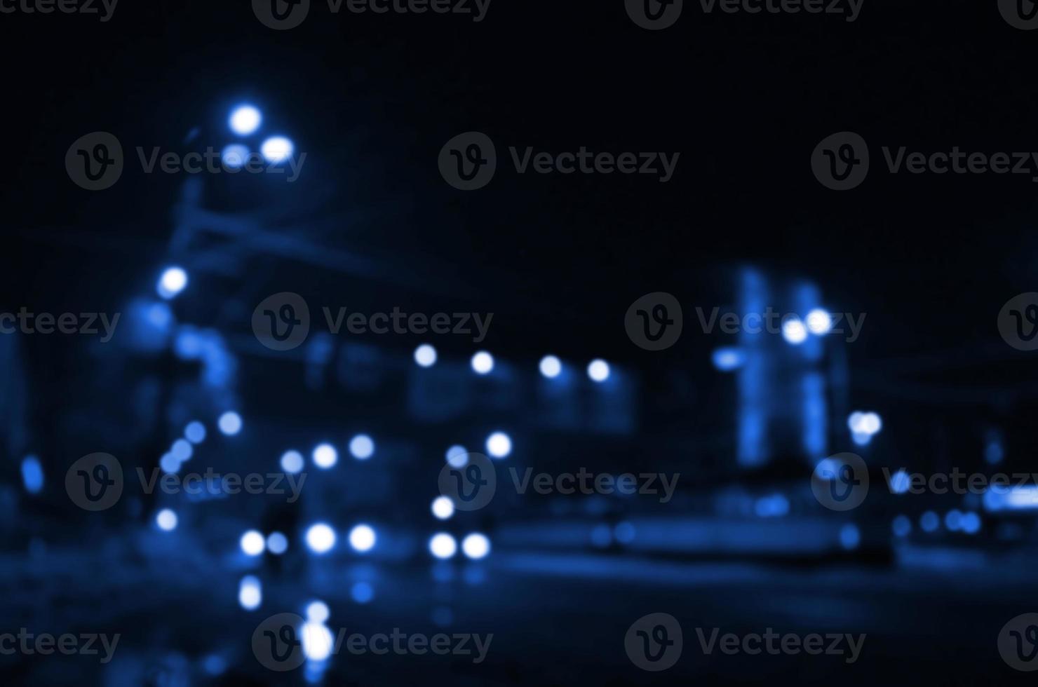 verschwommene Landschaft der Nachtstadt foto