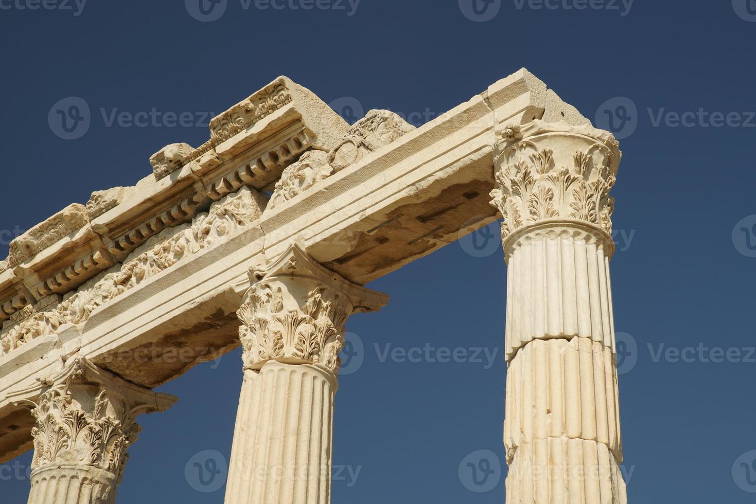 laodicea auf der antiken stadt lycus in denizli, turkiye foto