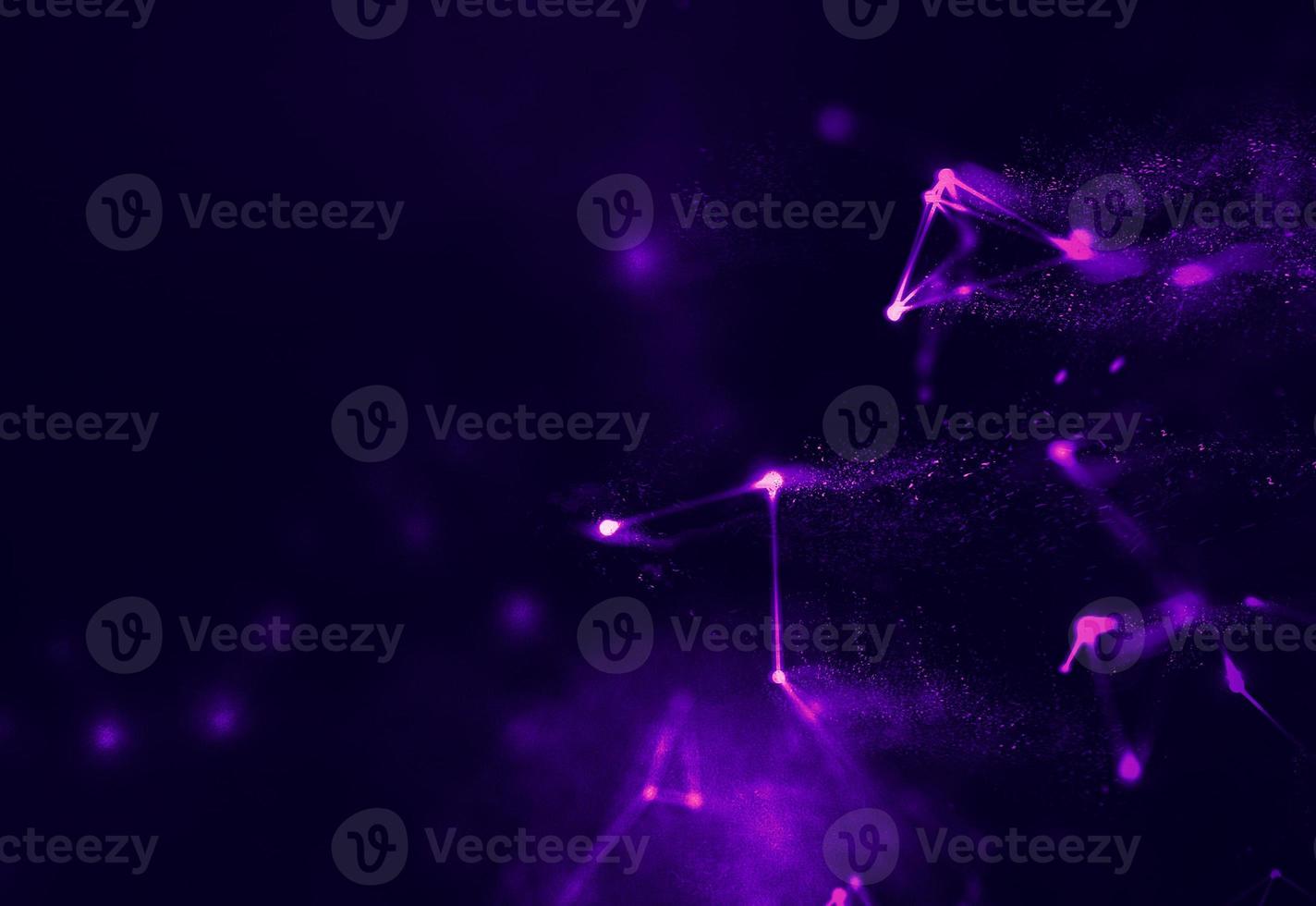 Ultravioletter Galaxienhintergrund. raum hintergrund illustration universum mit nebel. 2018 lila Technologiehintergrund. Konzept der künstlichen Intelligenz foto