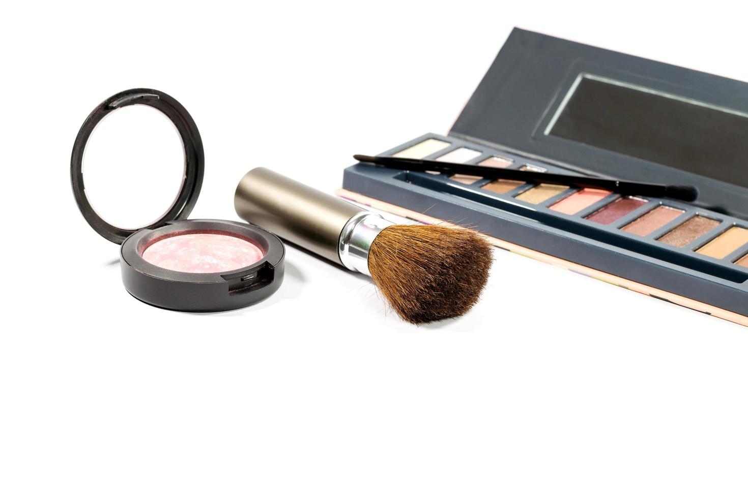 Make-up Pinsel und Puder foto