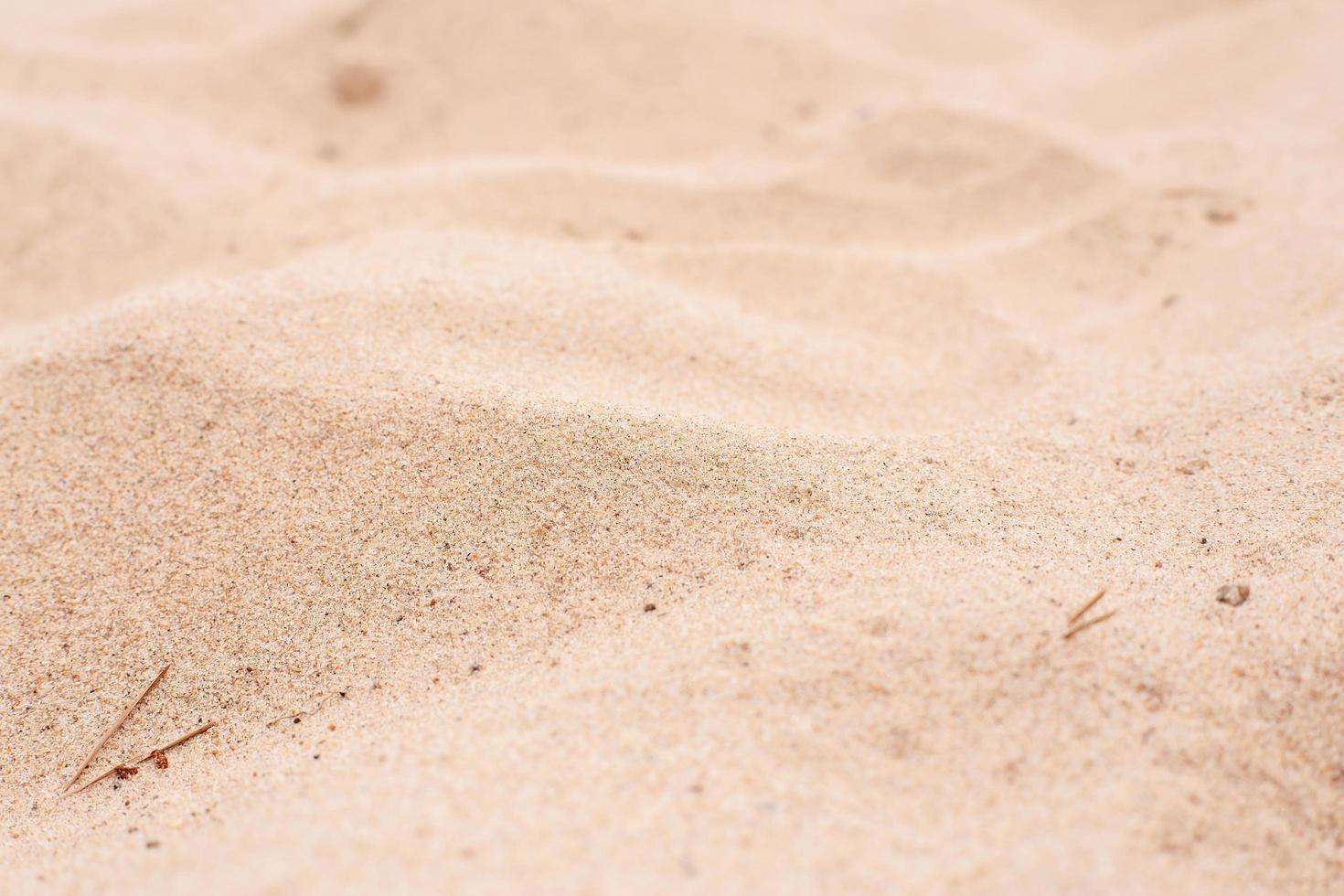 gelber Sand an einem Sommertag am Strand. Hintergrund. foto