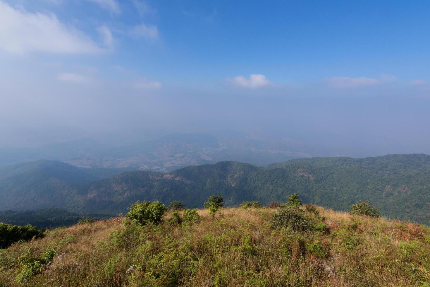 Landschaft bei Kew Mae Pan, Thailand foto